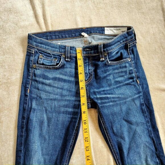 Rag & Bone Dre Low Rise Slim Boyfriend Jeans Yesler Size 25 - Picture 7 of 9